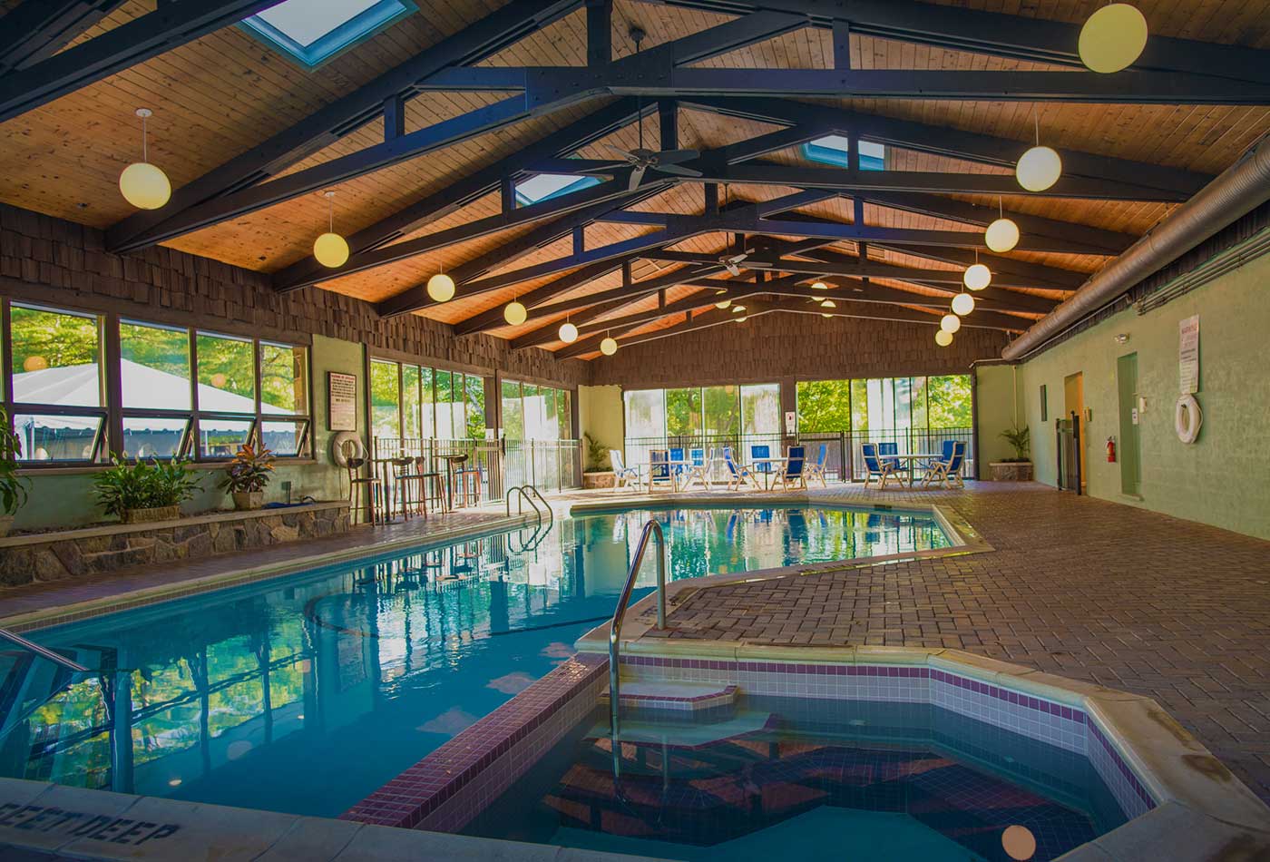 indoor pool area