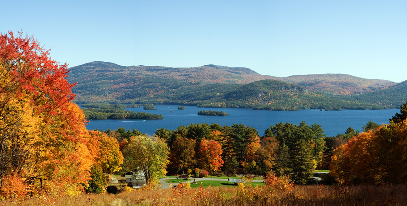 fall in lake george